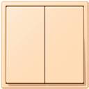 Jung Le Corbusier LC99532060 Клавиша двойная (ocre)