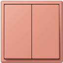 Jung Le Corbusier LC99532111 Клавиша двойная (l’ocre rouge moyen)