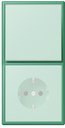 Jung Le Corbusier LC9824320G Рамка 2-постовая (универсальная, vert 59)