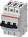 ABB S400 2CCS573001R0064 Автоматический выключатель трехполюсный 6А (25 кА, C)