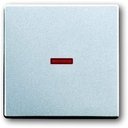 ABB Impressivo 2TKA000558G1 Клавиша одиночная (красная линза, алюминий)