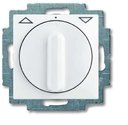 ABB Basic55 2CKA001101A0920 Выключатель жалюзи поворотный (10 А, с фиксацией, под рамку, скрытая установка, альпийский белый)