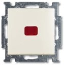 ABB Basic55 2CKA001413A1100 Выключатель одноклавишный (Н.О. контакт, подсветка, 10 А, под рамку, скрытая установка, chalet-белый)