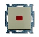 ABB Basic55 2CKA001413A1092 Выключатель одноклавишный (Н.О. контакт, подсветка, 10 А, под рамку, скрытая установка, шампань)
