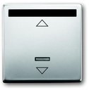 ABB Pure steel 2CKA006020A1389 Накладка светорегулятора/жалюзи (ИК-управление, подсветка, маркировка, сталь)