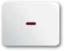 ABB Alpha Nea, Alpha Exclusive 1751-0-2102 Клавиша одиночная (красная линза, альпийский белый)