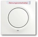 ABB Impuls 2CKA001753A0184 Клавиша одиночная (красная линза, поле для надписи, подсветка, белый бархат)