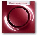 ABB Impuls 2CKA001753A0121 Клавиша одиночная (красная линза, поле для надписи, подсветка, ежевика)