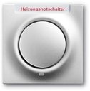 ABB Impuls 2CKA001753A0069 Клавиша одиночная (красная линза, поле для надписи, подсветка, серебристо-алюминиевый)