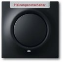 ABB Impuls 2CKA001753A0154 Клавиша одиночная (красная линза, поле для надписи, подсветка, черный бархат)
