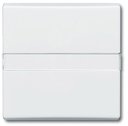 ABB Allwetter 2CKA001731A1643 Клавиша одиночная (поле для надписи, IP44, альпийский-белый)