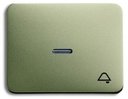 ABB Alpha Nea, Alpha Exclusive 1751-0-2829 Клавиша одиночная ("звонок", подсветка, палладий)
