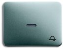 ABB Alpha Nea, Alpha Exclusive 1751-0-2840 Клавиша одиночная ("звонок", подсветка, титан)