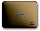 ABB Alpha Nea, Alpha Exclusive 1751-0-1732 Клавиша одиночная ("звонок", подсветка, бронза)