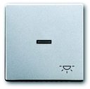 ABB Future Linear 2CKA001751A2951 Клавиша одиночная (линза, "свет", серебристо-алюминиевая)