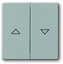 ABB Future Linear 2CKA001751A2944 Клавиша двойного жалюзийного выключателя (маркировка, серебристо-алюминиевая)