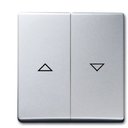 ABB Allwetter 2CKA001731A1971 Клавиша двойная для жалюзи (IP44, алюминий)