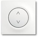 ABB Impuls 2CKA006430A0379 Накладка электронного выключателя жалюзи (подсветка, маркировка, белый бархат)