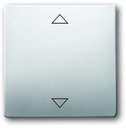 ABB Pure steel 2CKA006430A0343 Клавиша жалюзийная одиночная (стрелки, сталь)