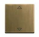 ABB Династия 2CKA006430A0407 Клавиша жалюзийного выключателя (маркировка, античная латунь)