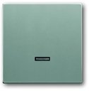 ABB Future Linear 2CKA006599A2887 Накладка светорегулятора нажимного (подсветка, серебристо-алюминиевая)