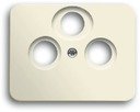 ABB Alpha Nea/Alpha Exclusive 1724-0-2463 Накладка телевизионной розетки (3хTV/Radio/SAT, слоновая кость)