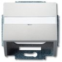 ABB Pure steel 2CKA001724A4272 Монтажная рамка с суппортом (поле для надписи, сталь)