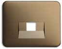 ABB Alpha Exclusive/Alpha Nea 1753-0-8428 Крышка розетки телекоммуникационной (RJ12/RJ45, бронза)