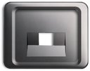 ABB Alpha Exclusive/Alpha Nea 1753-0-8410 Крышка розетки телекоммуникационной (RJ12/RJ45, платина)