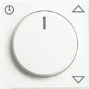 ABB Future Linear 2CKA006430A0363 Накладка для поворотного выключателя жалюзи (с возм. подсветки, белый бархат)