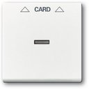 ABB Carat/Busch-Axcent/Future Linear/Solo 2CKA001710A3641 Накладка карточного выключателя (линза, белая)