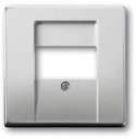 ABB Pure steel 2CKA001710A3765 Крышка розетки USB (USB/VGA/HDMI, сталь)