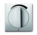 ABB Pure steel 2CKA001710A3812 Крышка поворотного регулятора громкости (маркировка, сталь)