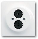 ABB Impuls 2CKA001753A4971 Накладка розетки аудио (2хAudio, белая)