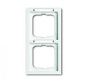 ABB Future Linear 2CKA001754A4365 Рамка 2-постовая (вертикальная, поле для надписи, белая)