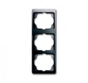 ABB Alpha Exclusive 1754-0-4377 Рамка 3-постовая (вертикал., платина)