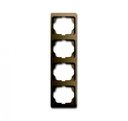 ABB Alpha Exclusive 1754-0-4388 Рамка 4-постовая (вертикал., бронза)