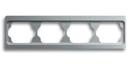 ABB Alpha Exclusive 1754-0-4129 Рамка 4-постовая (горизонт., титан)