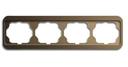 ABB Alpha Nea 1754-0-1736 Рамка 4-постовая (горизонт., бронза)