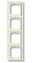 ABB Future Linear 2CKA001754A4171 Рамка 4-постовая (скругленные углы, слоновая кость)
