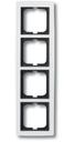 ABB Solo 2CKA001754A4112 Рамка 4-постовая (альпийский белый)