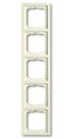 ABB Future Linear 2CKA001754A4172 Рамка 5-постовая (скругленные углы, слоновая кость)