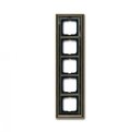 ABB BJE Династия 2CKA001754A4599 Рамка 5-ая (античная латунь/черная роспись)