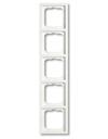 ABB Future Linear 2CKA001754A4418 Рамка 5-постовая (белый бархат)