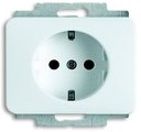 ABB Alpha Exclusive/Alpha Nea 2013-0-5377 Розетка (16 А, под рамку, шторки, с/у, з/к, альпийский белый)