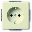 ABB Династия/Carat/Future Linear/Solo 2CKA002013A5292 Розетка с заземляющим контактом (16A, подсветка, под рамку, скрытая установка, шторки, слоновая кость)