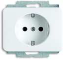 ABB Alpha Exclusive/Alpha Nea 2011-0-6223 Розетка (16 А, под рамку, с/у, з/к, альпийский белый)