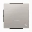 ABB Sky Niessen 2CLA856200A1401 Клавиша электронного выключателя с таймером (подсветка, нержавеющая сталь)
