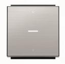 ABB Sky Niessen 2CLA850140A1401 Клавиша одиночная (линза, маркировка, нержавеющая сталь)