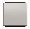 ABB Sky Niessen 2CLA850140A1301 Клавиша одиночная (линза, маркировка, серебристый алюминий)